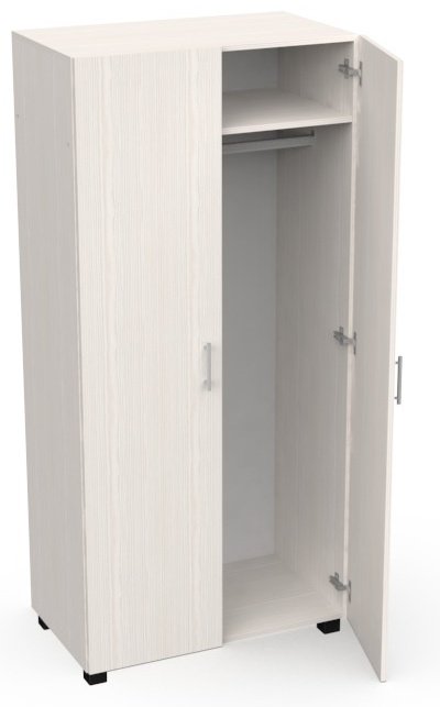 Распашной шкаф Dominika QWEDD6264, 80x172.5х47 см, серый купить,NaN