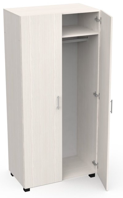 Распашной шкаф Dominika QWEDD6264, 80x172.5х47 см, серый купить,NaN
