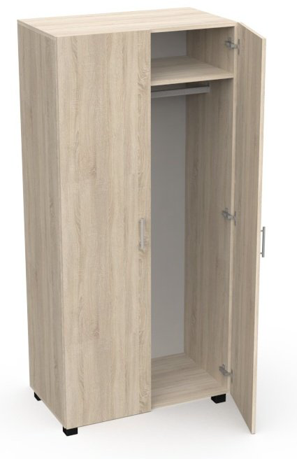 Распашной шкаф Dominika QWEDD6263, 80x172.5х47 см, бежевый купить,NaN