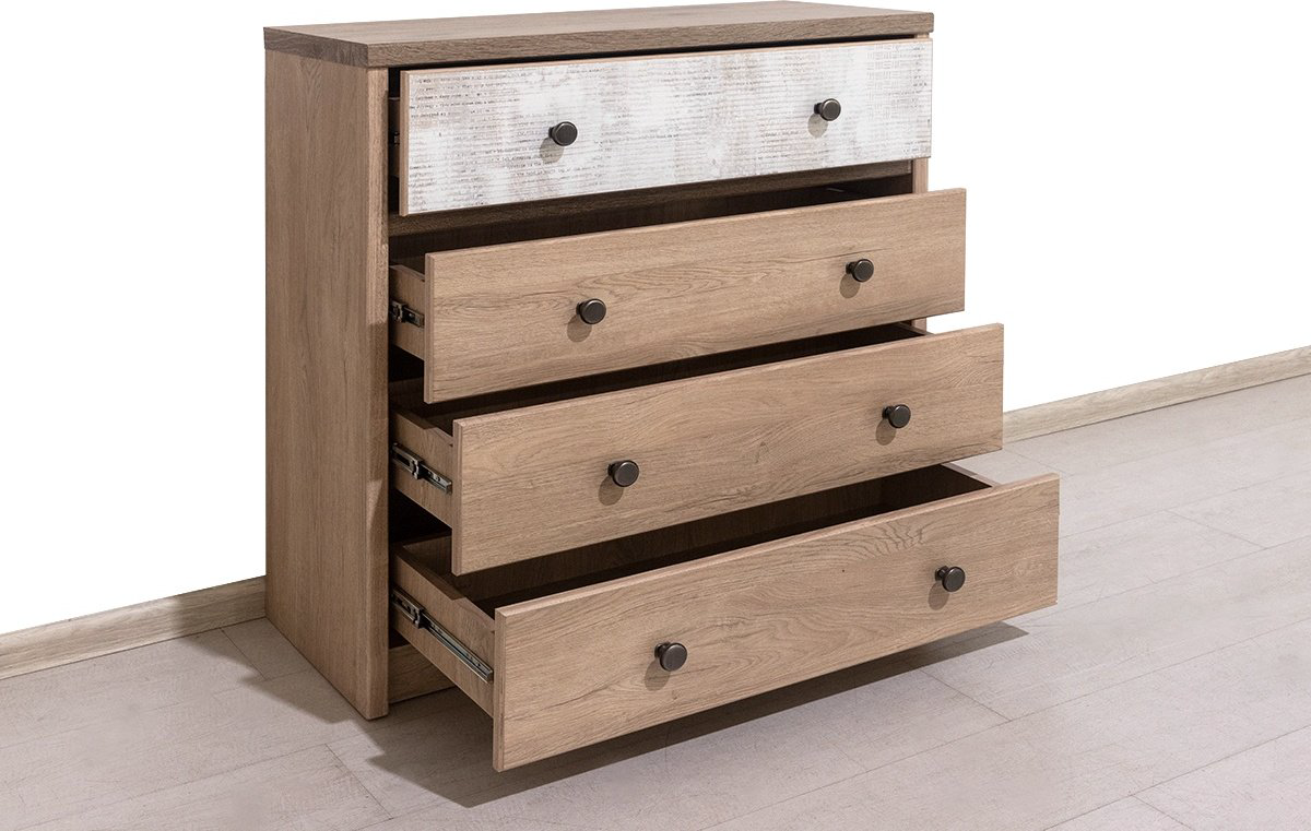 Детский комод АНРЭКС Дизель 4S/D2 00050181, 85.8x36x90 см, коричневый купить,NaN