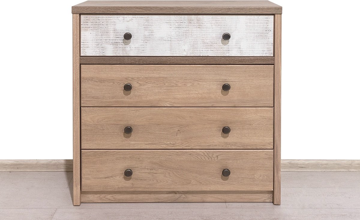 Детский комод АНРЭКС Дизель 4S/D2 00050181, 85.8x36x90 см, коричневый купить,NaN