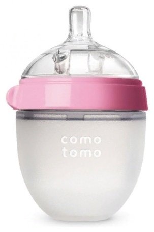 Бутылочка Comotomo 150P-EN 150 мл розовый