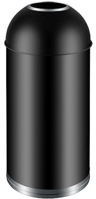 Ведро мусорное WeltWasser WW ROBBY BL 50L 35х35х81см черный матовый 