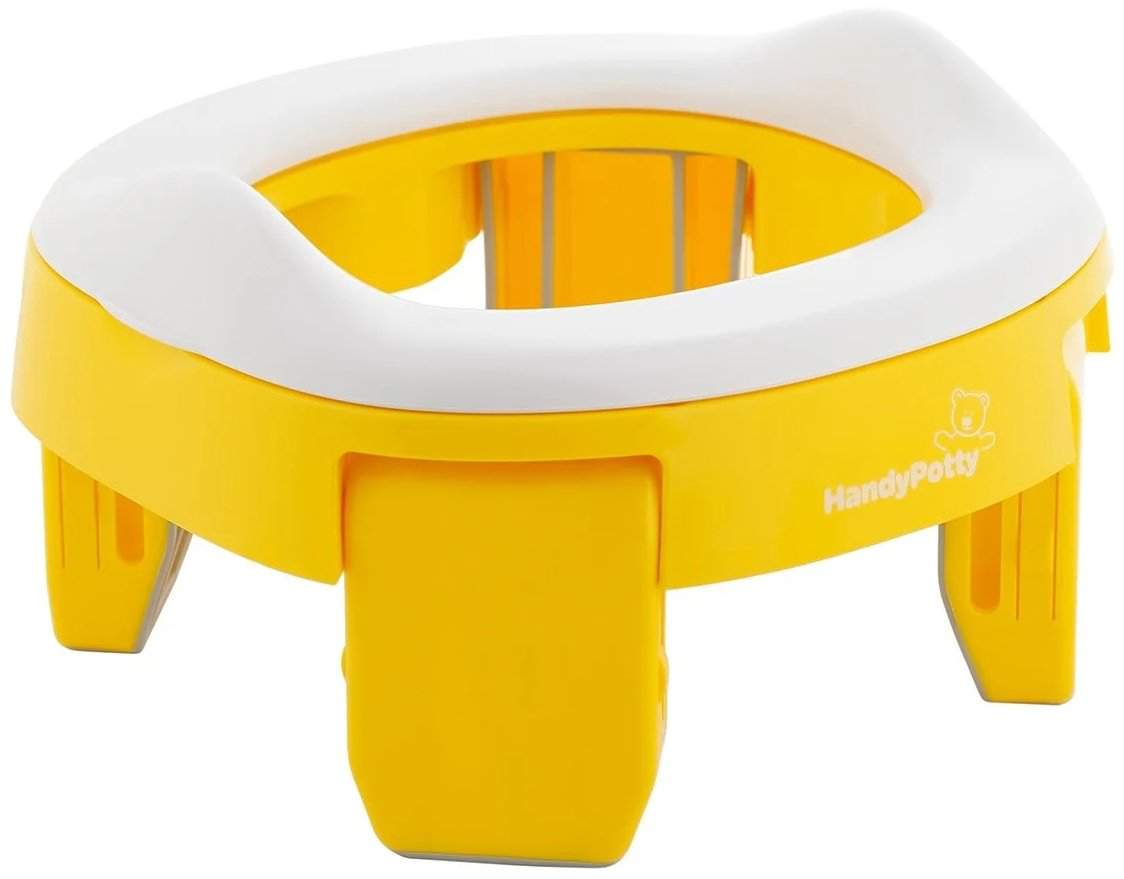 Горшок ROXY-KIDS 2в1 для малышей HandyPotty HP-245Y желтый купить,NaN