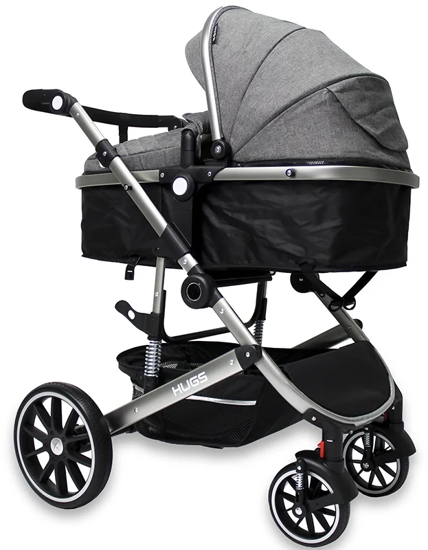 Коляска универсальная 2в1 Hugs SK21 Grey - ForteMarket Коляска универсальная 2в1 Hugs SK21 Grey купить,0