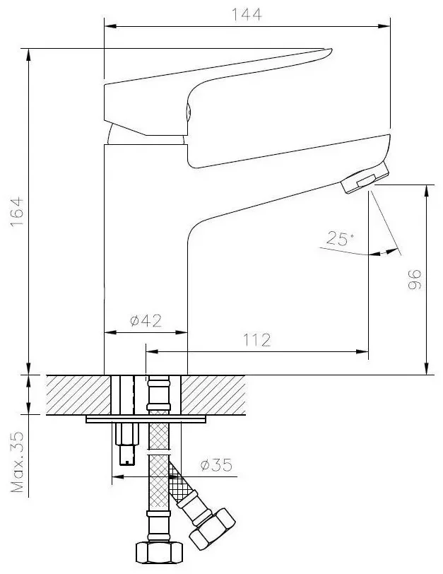 Смеситель Esko Delhi DL 26 хром купить,49148