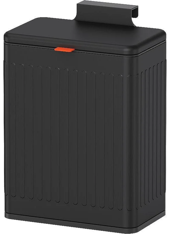 Мусорное ведро WeltWasser WW VINE BL 8L 24x31.2x14.5см черный матовый купить,50300