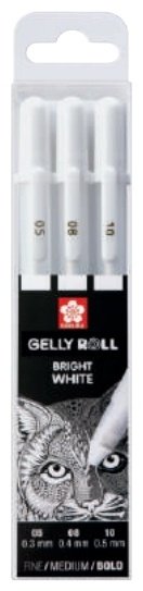 Sakura Gelly Roll POXPGBWH3C белый 3 шт купить,NaN