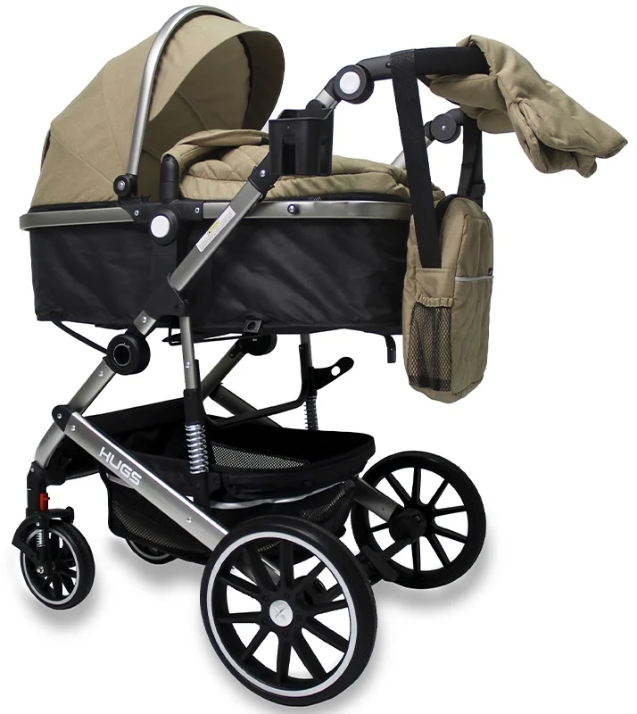 Коляска универсальная 2в1 Hugs SK21 Beige купить,0