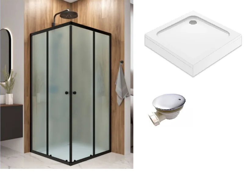 Душевое ограждение с поддоном Domani-Spa CH Shape 2 99 90×90×205см