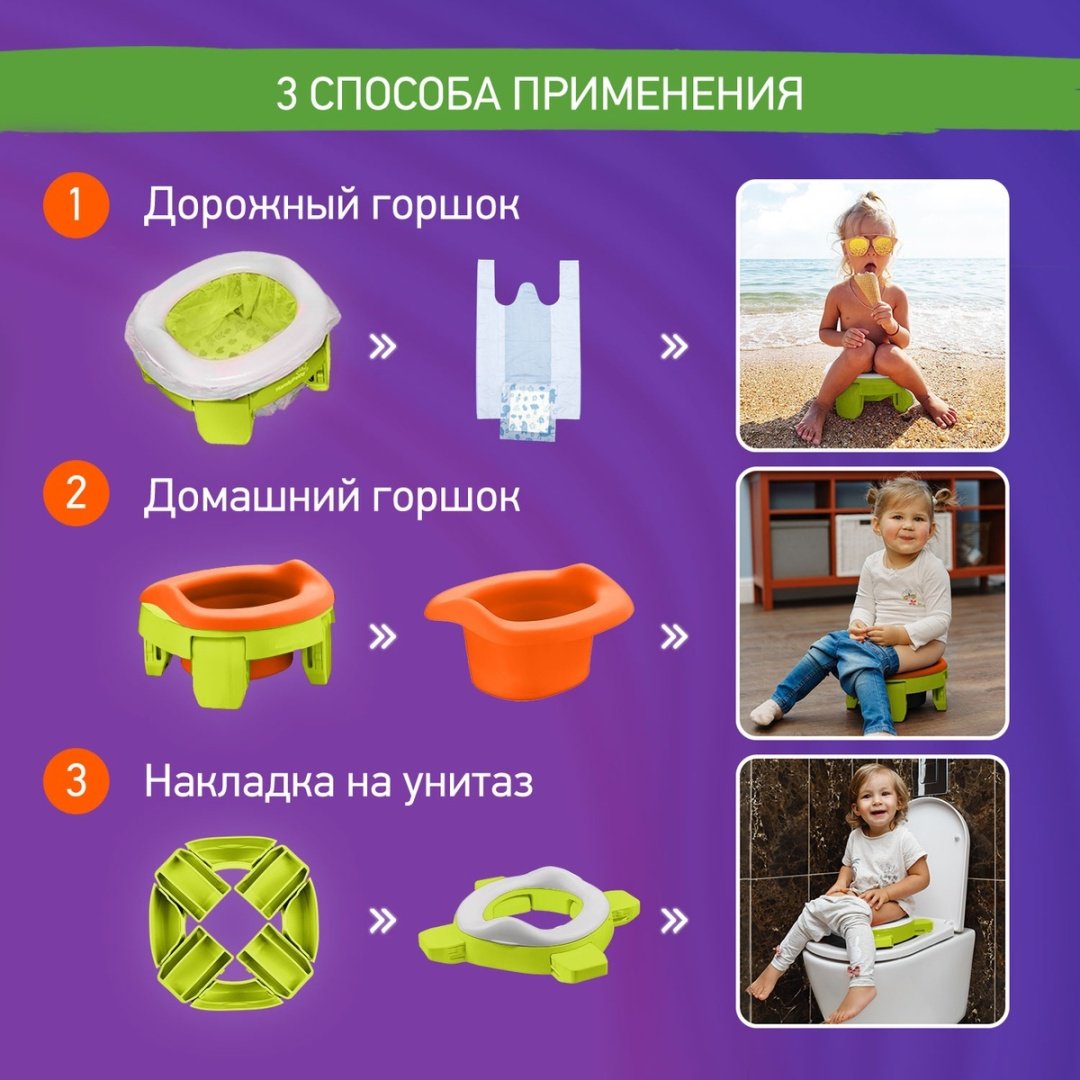 Roxy горшок HandyPotty HP-255C купить,0