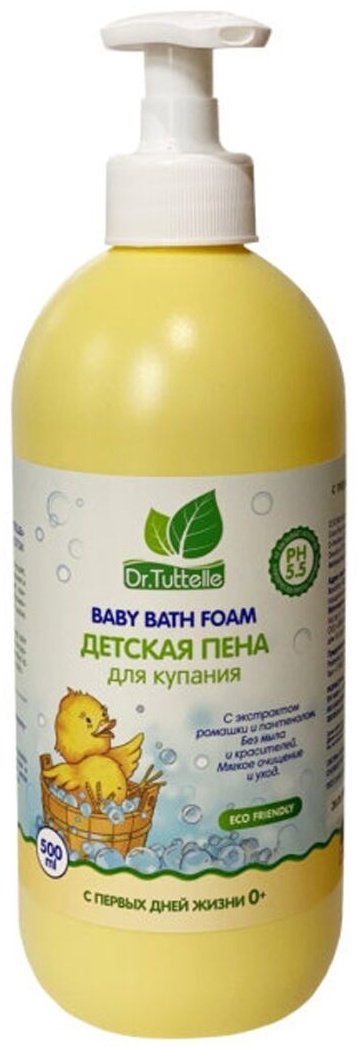 Dr.Tuttelle Baby Bath Foam 0+ пена для ванны 500 мл