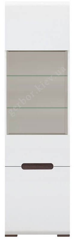 Шкаф-витрина Azteka 014 REG1W1D/21/6 , ЛДСП, 60x41x210 купить,NaN