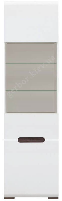 Шкаф-витрина Azteka 014 REG1W1D/21/6 , ЛДСП, 60x41x210 купить,NaN