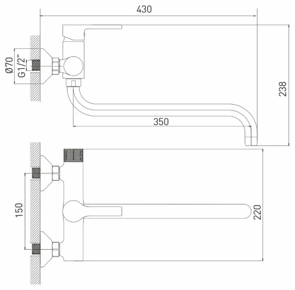 Смеситель Mixline 35k хром купить,NaN