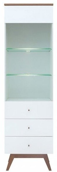 Шкаф-стеллаж Гербор Тата REG1W2S белый купить,NaN