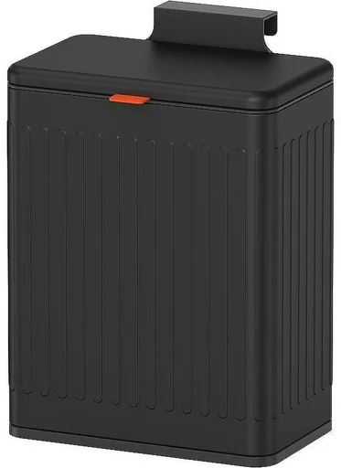 Мусорное ведро WeltWasser WW VINE BL 8L 24x31.2x14.5см черный матовый