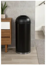 Ведро мусорное WeltWasser WW ROBBY BL 50L 35х35х81см черный матовый 