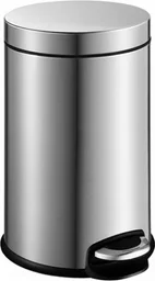 Мусорное ведро WeltWasser WW ERFIE MT 20L 25x25x40см серебристый