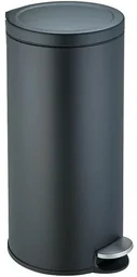 Мусорное ведро WeltWasser WW LORA BL 30L 30x30x62см черный матовый