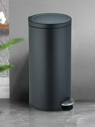 Мусорное ведро WeltWasser WW LORA BL 30L 30x30x62см черный матовый