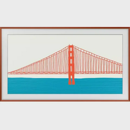 Рамка для телевизора Samsung The Frame 55" VG-SCFA55TRCRU brick red (beveled)