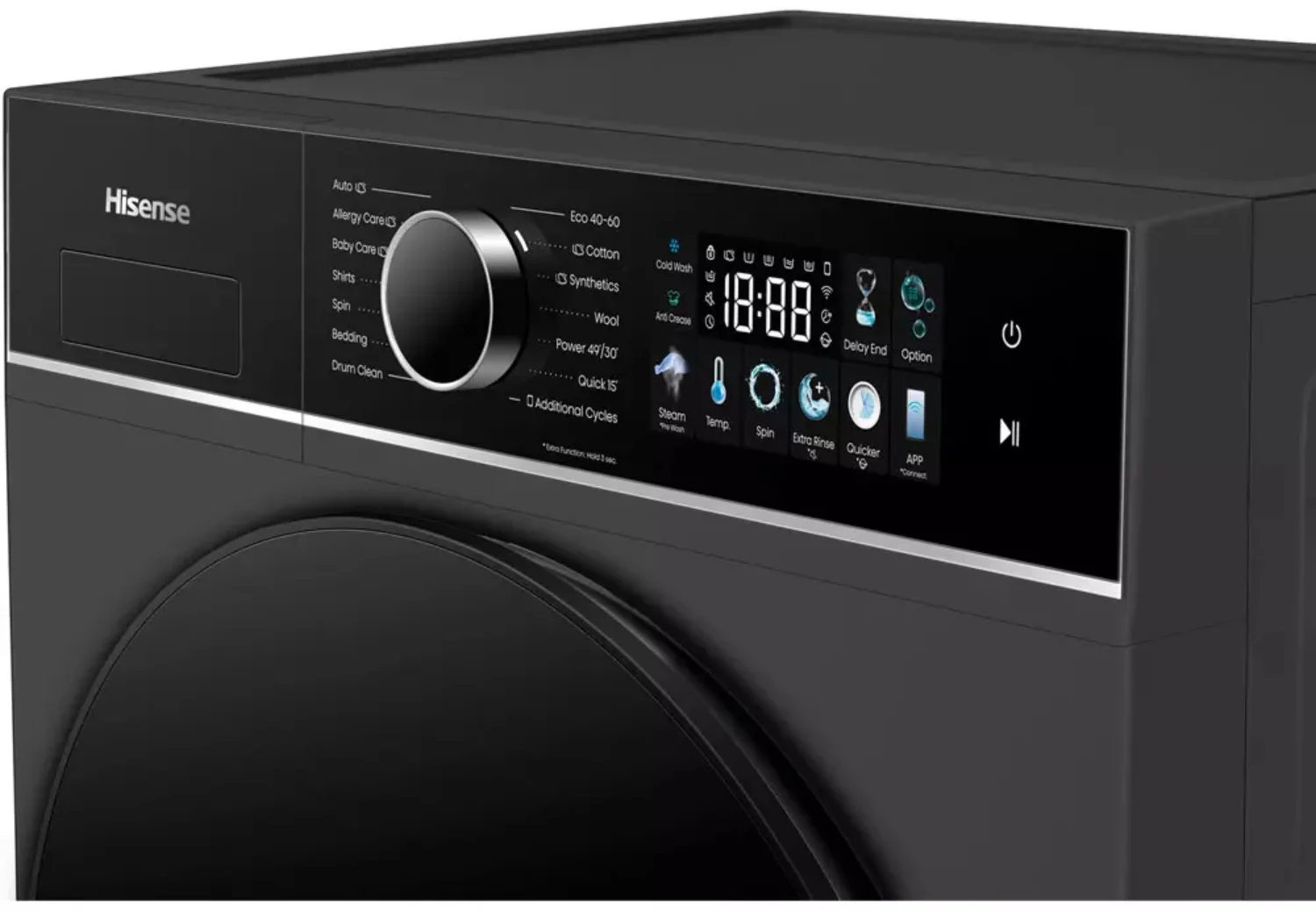 Стиральная машина Hisense WF3I 7027 BTJ черный купить,NaN