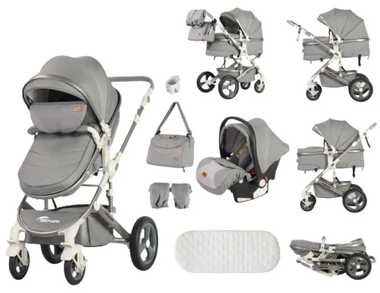 Коляска универсальная 3в1 Teknum 531+C Grey - ForteMarket Коляска универсальная 3в1 Teknum 531+C Grey купить,0