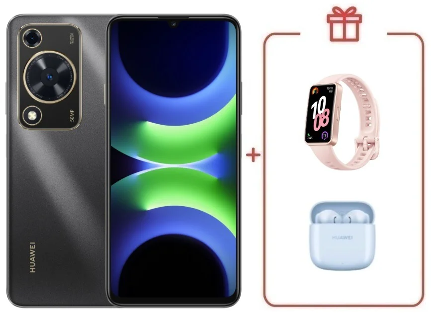 Смартфон Huawei Nova Y63 4/128GB Black + подарок купить,NaN