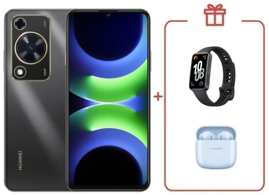 Смартфон Huawei Nova Y63 4/128GB Black + подарок купить,NaN