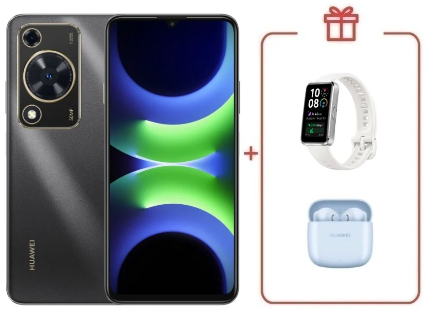 Смартфон Huawei Nova Y63 4/128GB Black + подарок купить,NaN