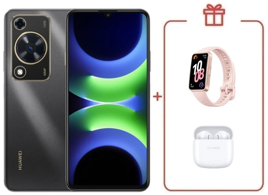 Смартфон Huawei Nova Y63 4/128GB Black + подарок купить,NaN