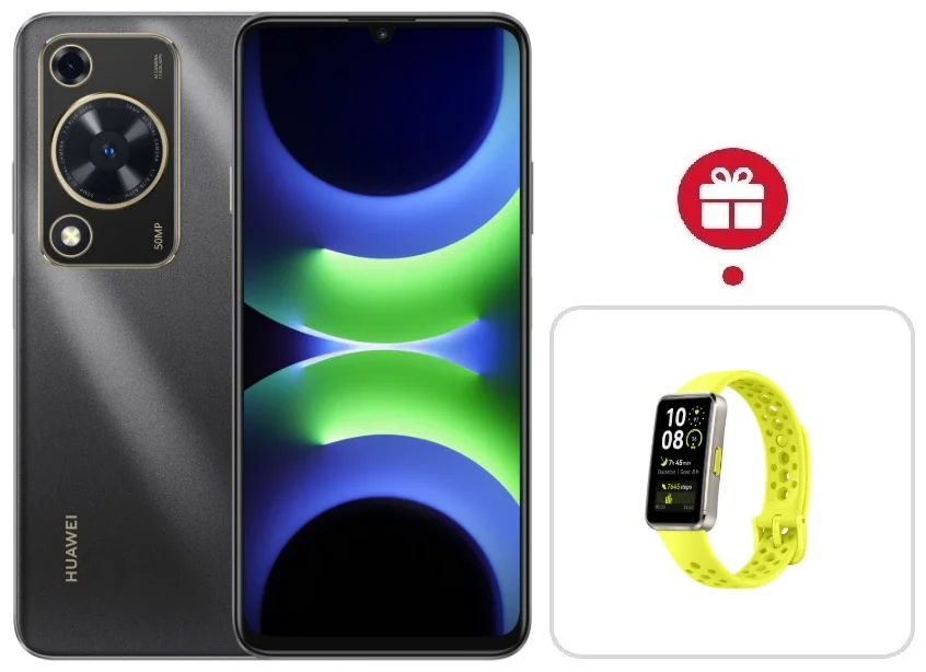 Смартфон Huawei Nova Y63 4/128GB Black + подарок купить,NaN