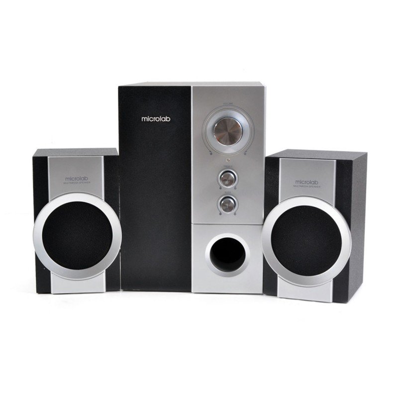 Колонки Microlab M-590 черно-серебристые