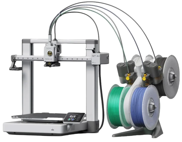 Принтер 3D Bambu Labs A1-Combo Silver