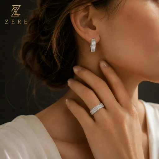 Комплект украшений Zere ZR220517 серебро 17.5р 8.0гр