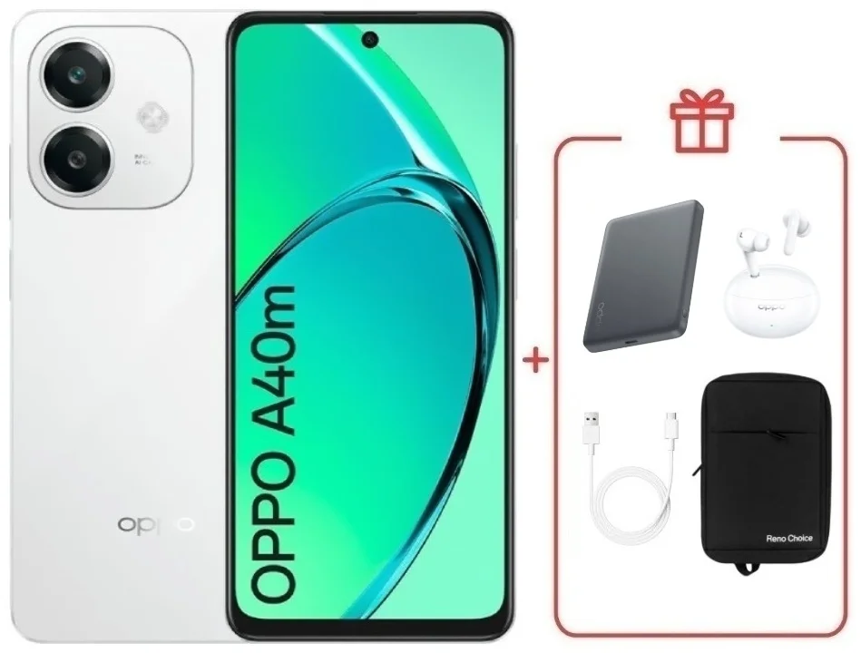 Смартфон Oppo A40M 6/256 White + подарок купить,NaN