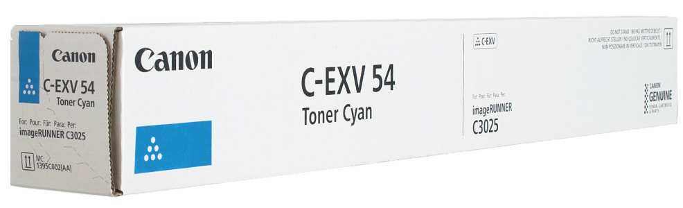 Тонер-картридж Canon C-EXV 54 голубой