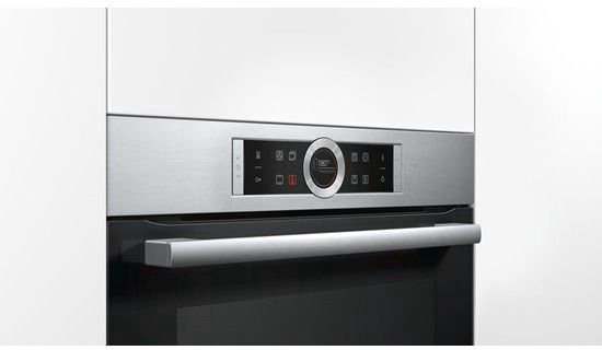 Встраиваемая электрическая духовка Bosch HBG 635BS1 серебристая  купить,NaN