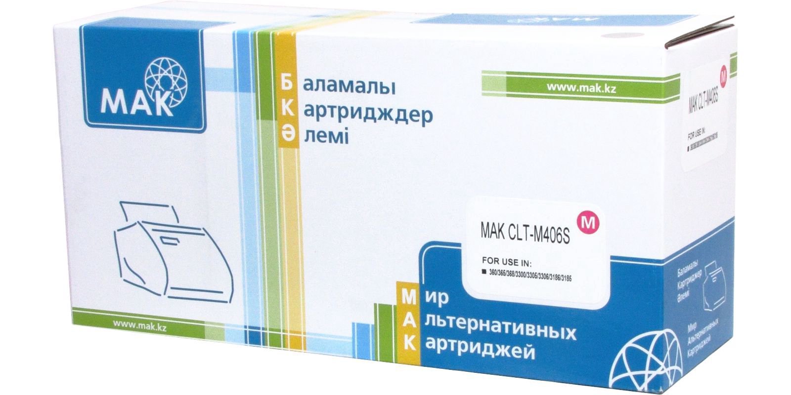 Картридж лазерный цветной Samsung MAK CLT-M406S пурпурный