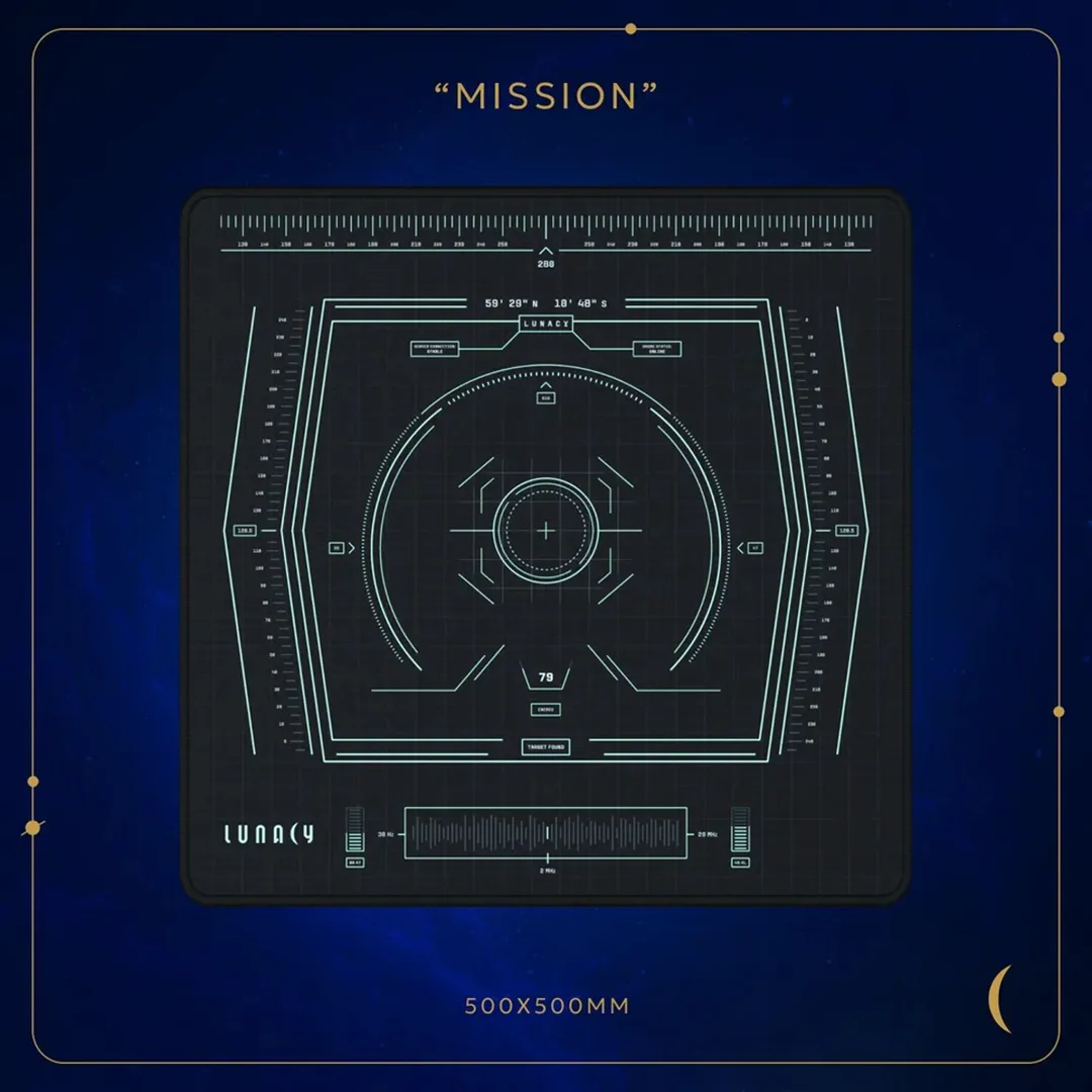 Коврик для мышки Lunacy SD Mission L SDMSL 50x50x0.4см