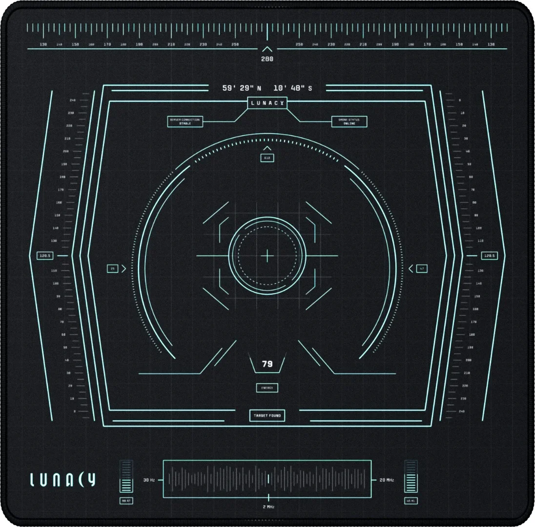 Коврик для мышки Lunacy SD Mission L SDMSL 50x50x0.4см
