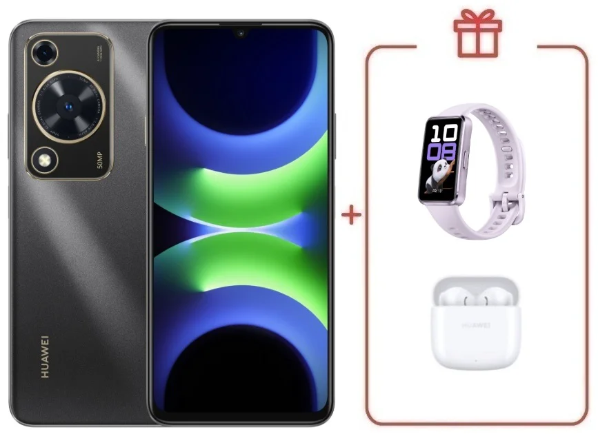 Смартфон Huawei Nova Y63 4/128GB Black + подарок купить,NaN