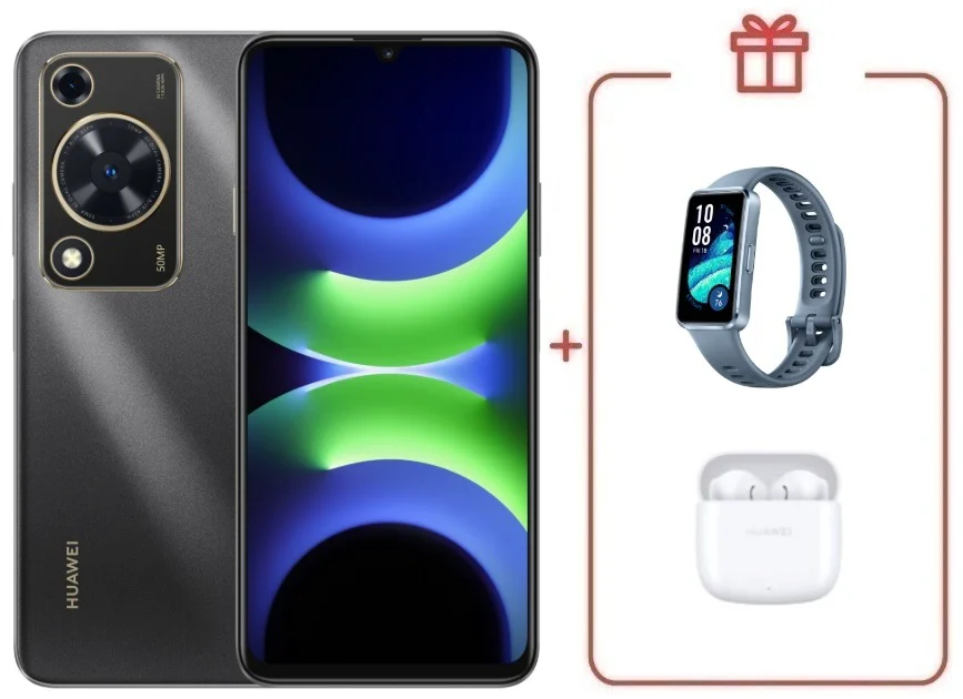 Смартфон Huawei Nova Y63 4/128GB Black + подарок купить,NaN
