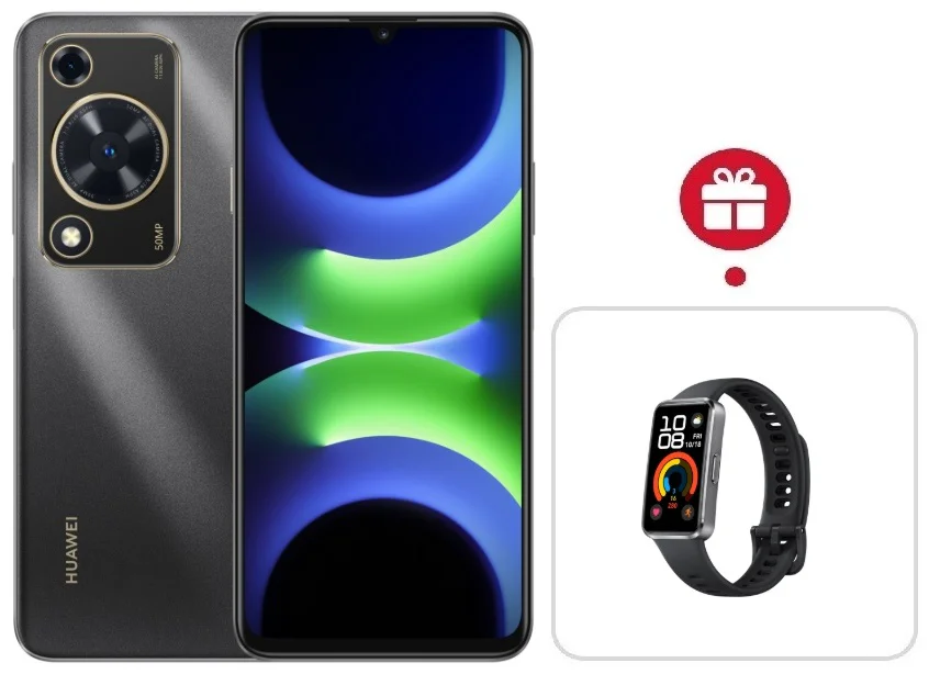 Смартфон Huawei Nova Y63 4/128GB Black + подарок купить,NaN