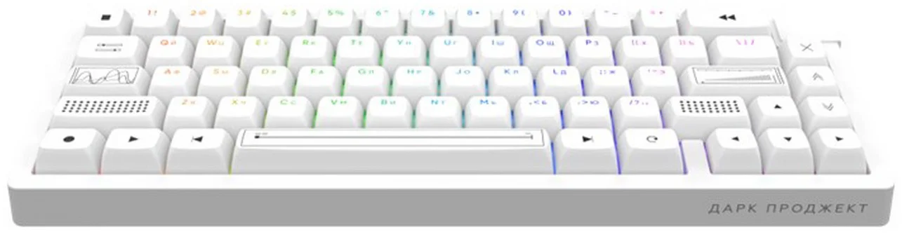 Клавиатура игровая Dark Project KD65A White