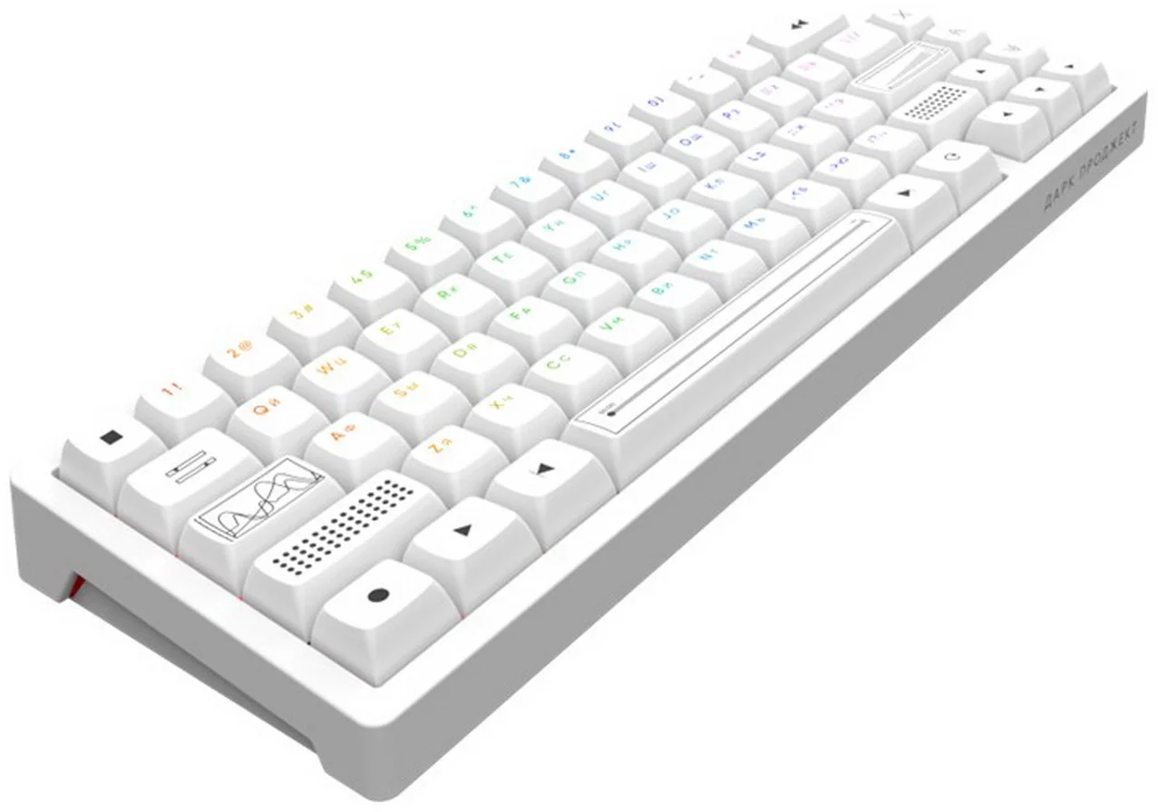 Клавиатура игровая Dark Project KD65A White