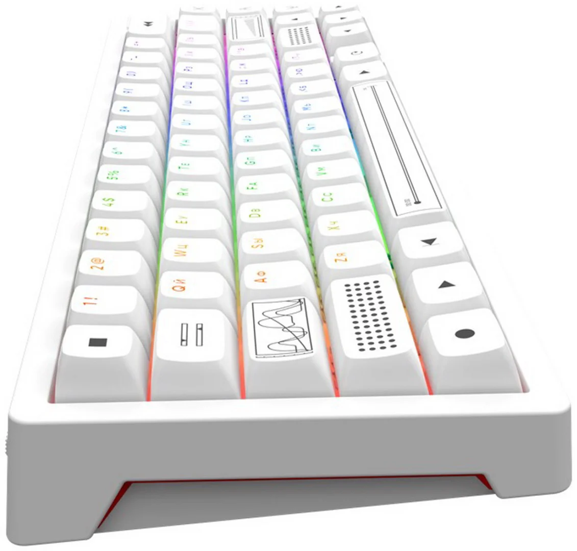 Клавиатура игровая Dark Project KD65A White