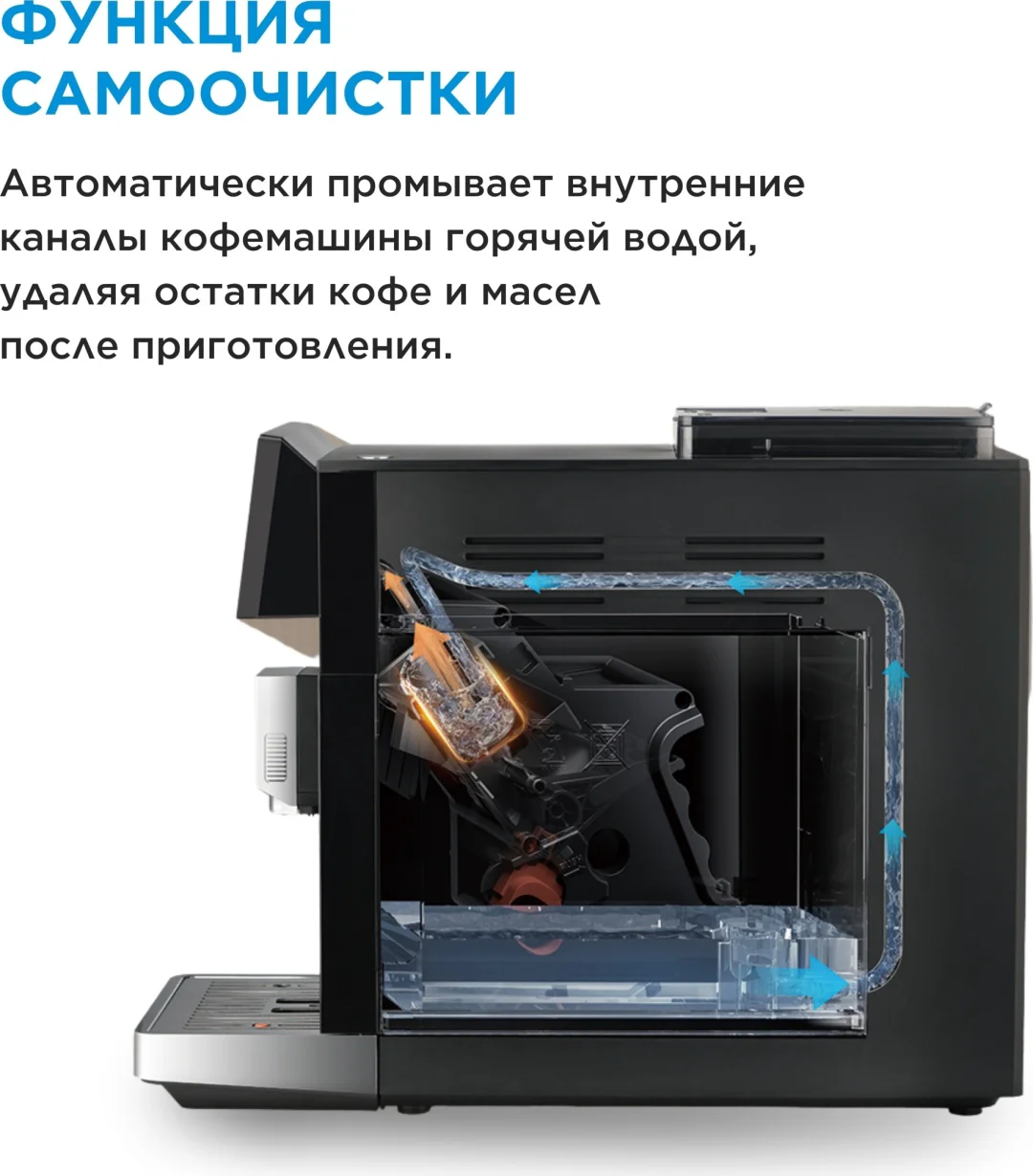 Кофемашина Midea MA-FACM1004A2 черный - ForteMarket Кофемашина Midea MA-FACM1004A2 черный купить,229990