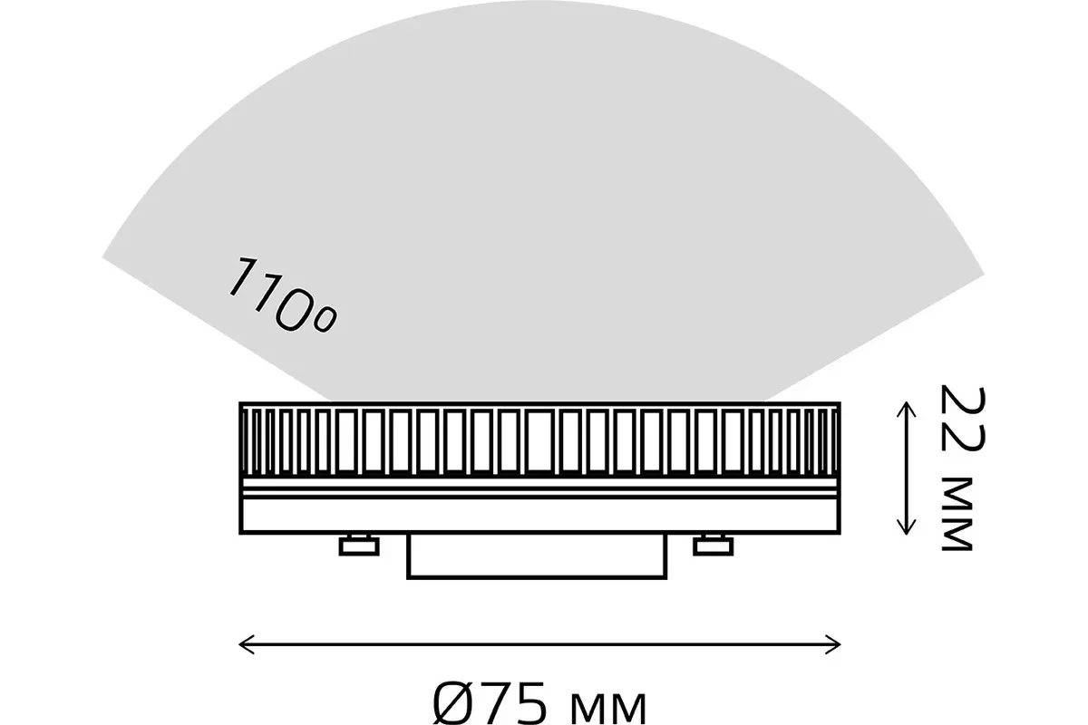 Лампа Gauss LED Elementary GX53 11W 810lm 3000K купить,1690
